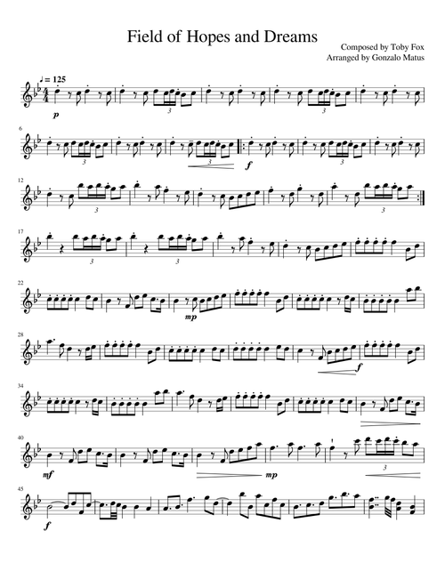 Field of Hopes and Dreams - Violin Solo