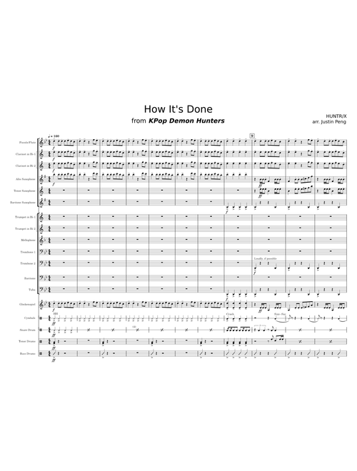 How It's Done (marching band) – HUNTR/X
