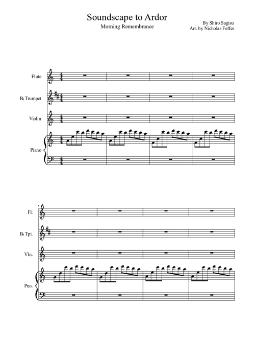 Soundscape to Ardor