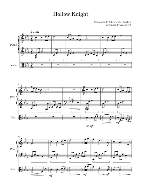 Hollow Knight Main Theme – Christopher Larkin