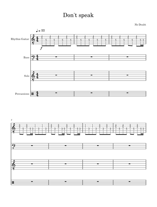 Don't Speak – No Doubt