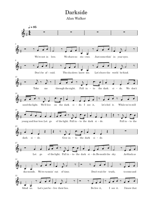 Darkside – Alan Walker (Violin Solo)