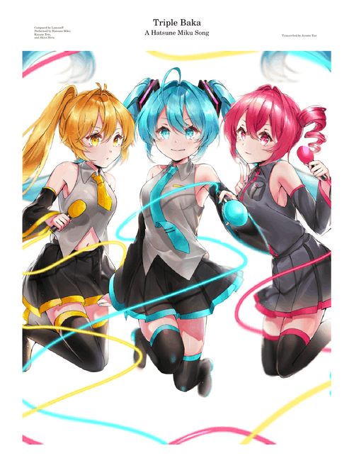 【A Hatsune Miku・LamazeP Song】【Triple Baka】