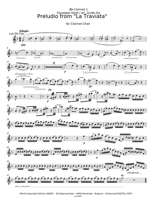 Prelude La traviata - Giuseppe Verdi