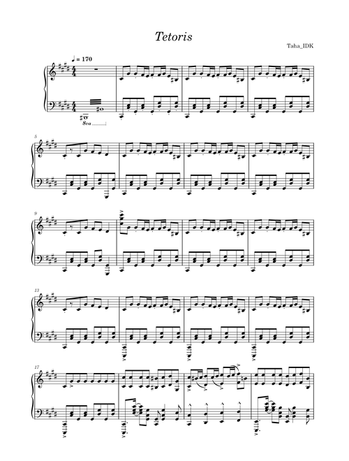 Tetoris - Hiiragi Magnetite (Arranged by sank97609)