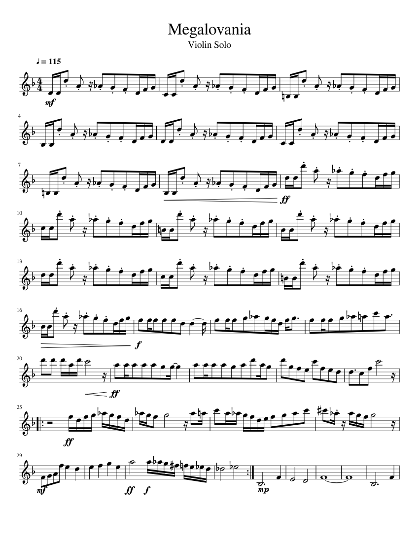 charter Citron boom Because SOOO many people asked for it... Here it is: MEGALOVANIA: THE REAL  VIOLIN SOLO Sheet music for Violin (Solo) | Musescore.com