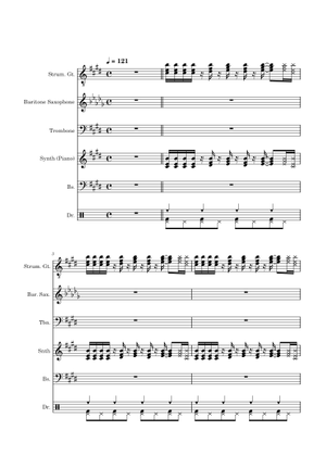 Asayake – Casiopea (Mint Jams) Sheet Music and Tab with Chords for