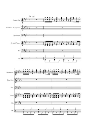 Asayake – Casiopea (Mint Jams) Sheet Music and Tab with Asayake – Casiopea (Mint Jams) Sheet Music and Tab with
