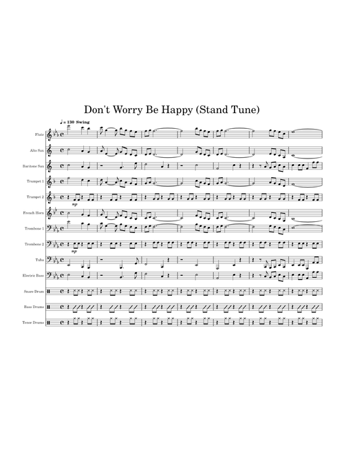Don't Worry Be Happy – Bobby McFarren (Stand Tune)