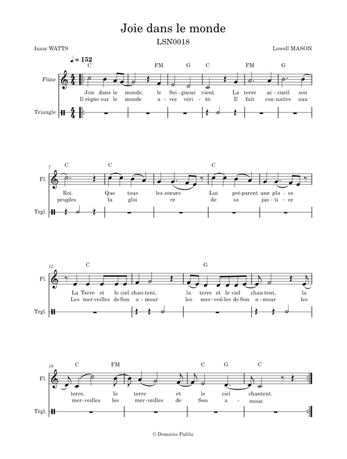 Joy to the World – Isaac Watts