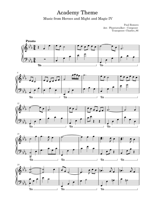 Academy (Order Theme) - Heroes and Might and Magic IV