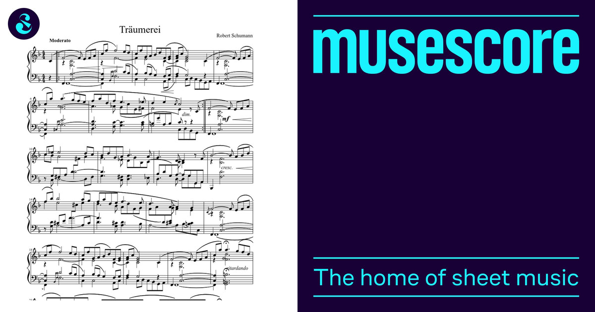 Träumerei Sheet Music for Piano (Solo) | MuseScore.com
