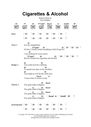 cigarettes and alcohol tab pdf Play Official version of Cigarettes and alcohol Sheet Music by Oasis for Guitar cigarettes and alcohol tab pdf Play Official version of Cigarettes and alcohol Sheet Music by Oasis for Guitar
