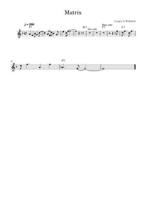 Play Official version of Matrix Sheet Music by Chick Corea for Piano ...