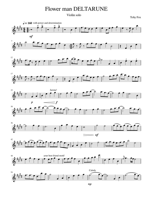 Flower Man - DELTARUNE Chapter 5 – Toby Fox
