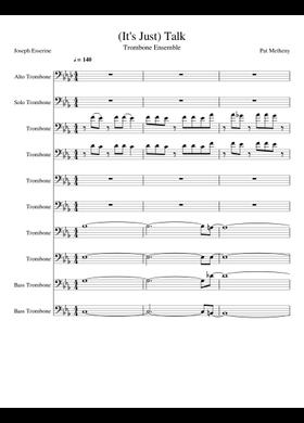 ビッグバンド楽譜「 (IT'S JUST) TALK」Pat Metheny Pat Metheny - (Its Just) Talk - Sheet Music For Guitar