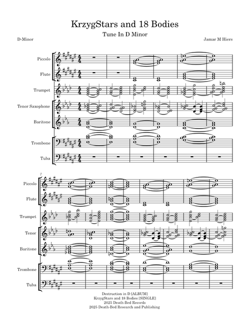 KrzygStars Tune in D Minor - Jamar Hiers