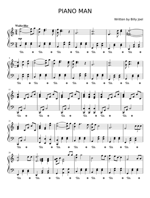 Piano Man - Billy Joel