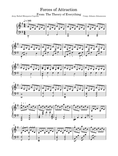 Forces of Attraction – Johann Johannsson