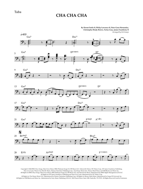 Cha Cha Cha (Arr. Cid Araujo) - Bruno Mars (Tuba Solo)