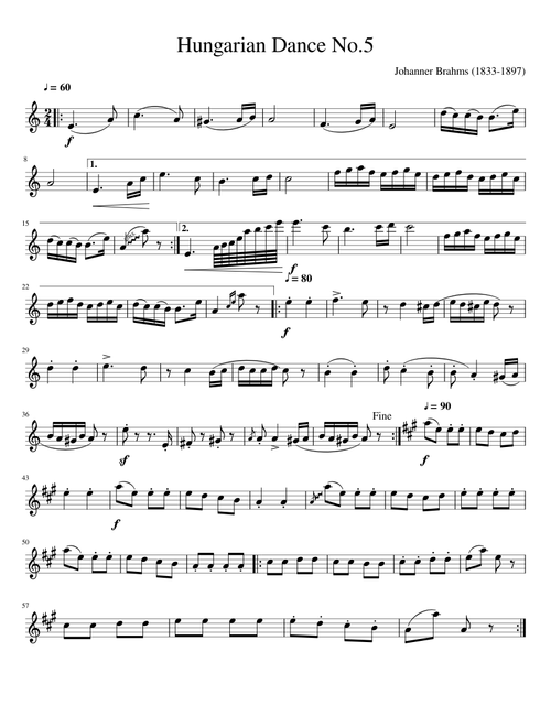 Hungarian Dance No.5