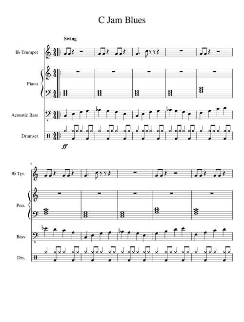 C Jam Blues