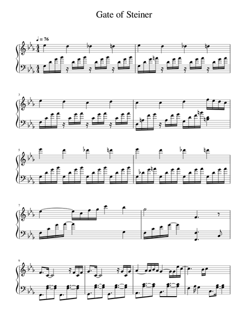 Gate of Steiner – Takeshi Abo (Super Simplified)