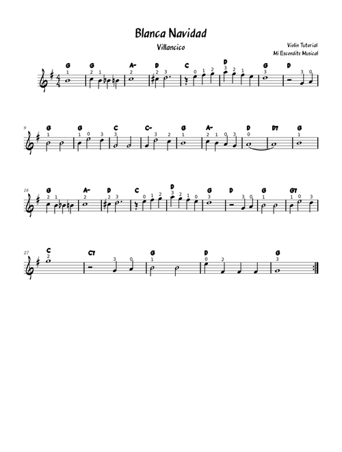 Blanca navidad – Villancicos