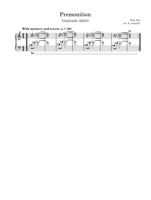 Premonition – Toby Fox (Undertale)