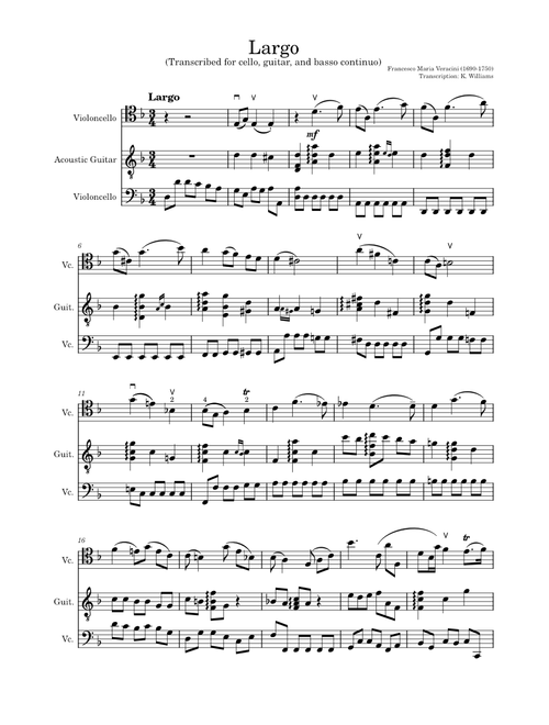 Largo – Francesco Maria Veracini