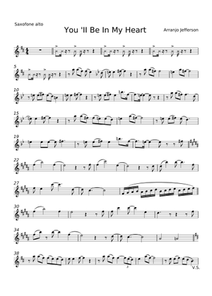 Tarzan - You'll Be in My Heart Sheet Music for Saxophone