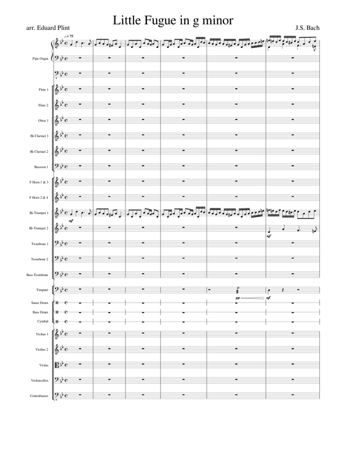 Little Fugue in g minor (WIP)