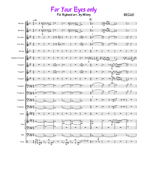 For your Eyes only für Bigband