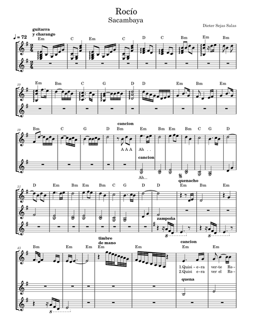 Rocío - Sacambaya