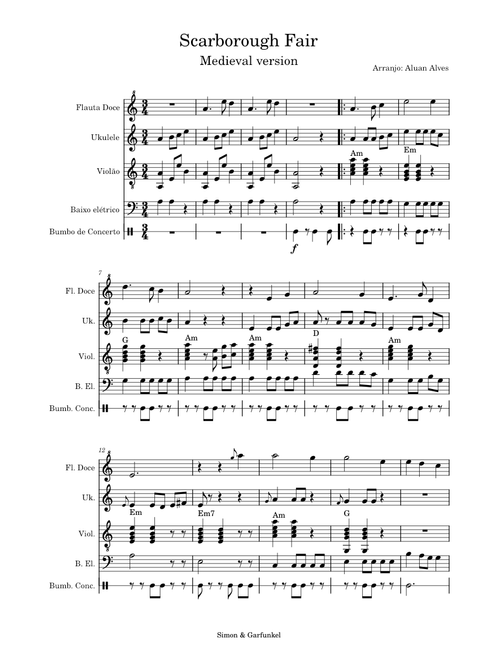 Scarborough fair – Simon & Garfunkel Scarborough Fair