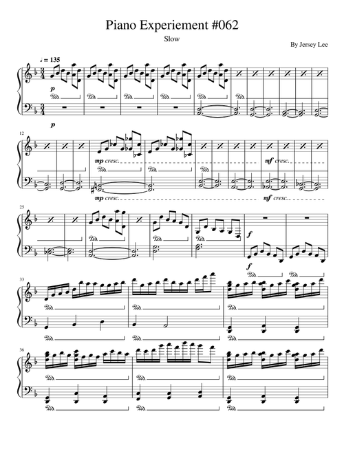 Piano Experiement #062