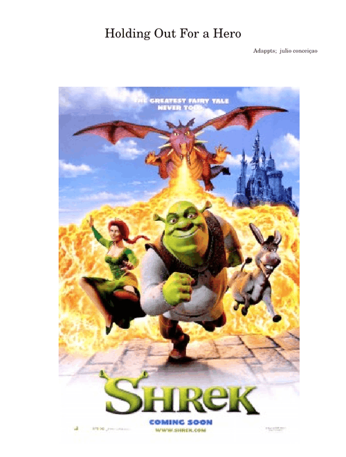 Shrek 2 - holding out for a hero – Misc Cartoons