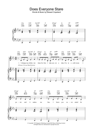 Play Official version of Mother Sheet Music by The Police