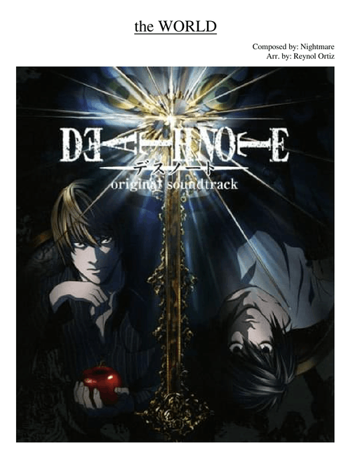 the WORLD - Death Note (OP 1) TV Size