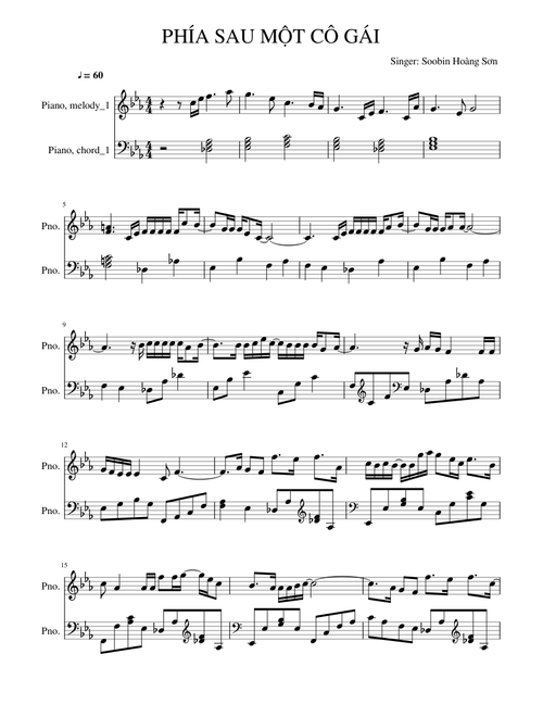 PHÍA SAU MỘT CÔ GÁI - Soobin Hoàng Sơn