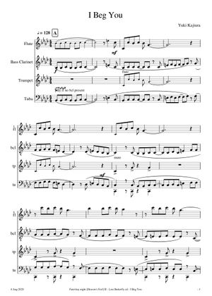 I Beg You – Aimer I Beg You - Aimer Sheet Music for Piano (Solo) easy ...