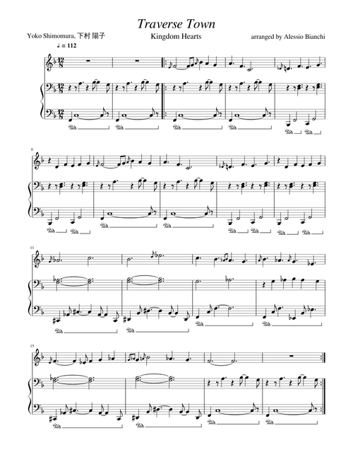 Traverse Town - Piano and English Horn