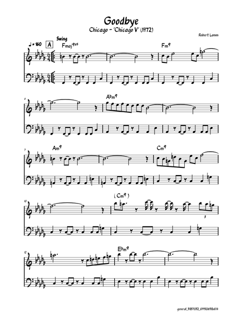 Goodbye - Robert Lamm