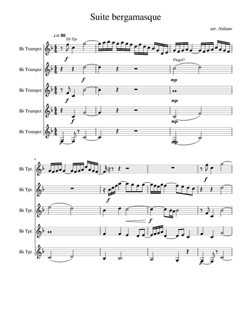 Suite bergamasque- Prelude