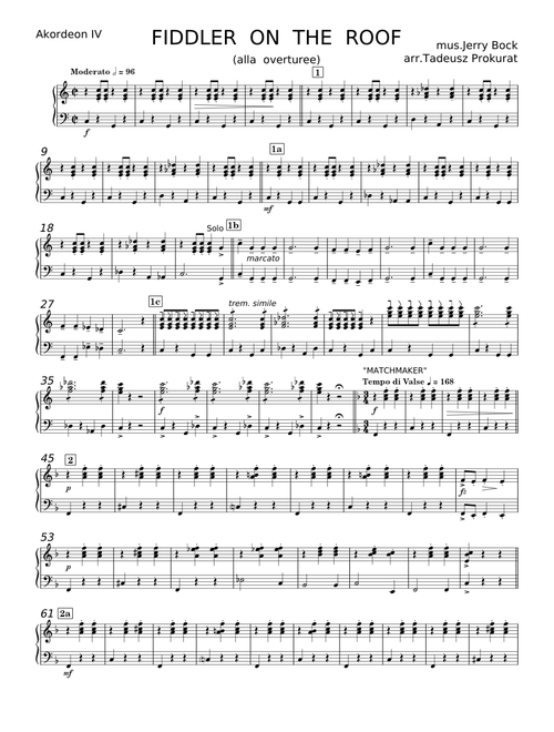 Fiddler on the Roof - Jerry Bock