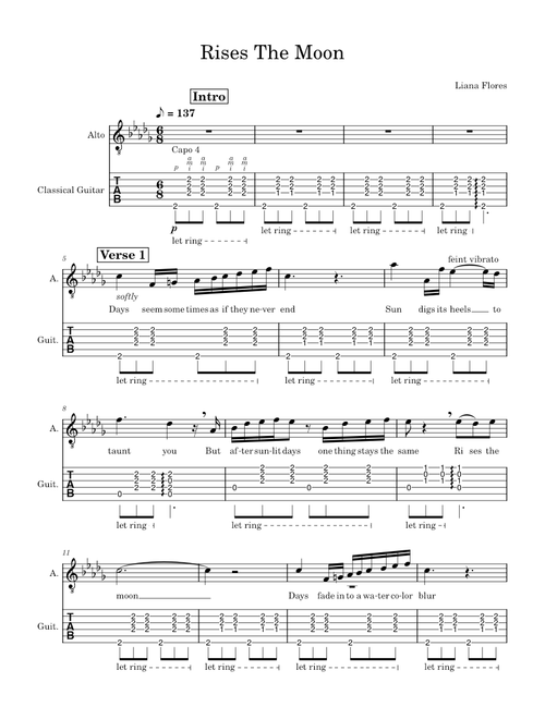 Rises the Moon – liana flores Rises the moon