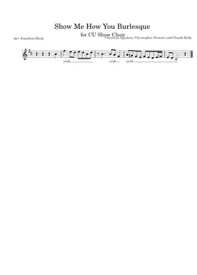 Free Show Me How You Burlesque by Christina Aguilera sheet music Free Show Me How You Burlesque by Christina Aguilera sheet music