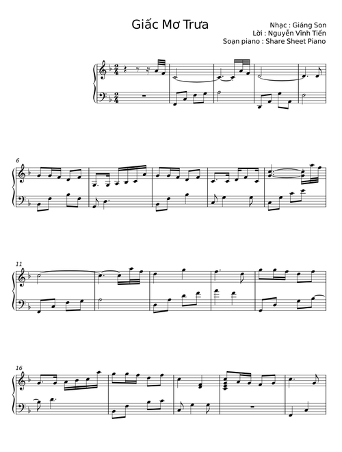 Giấc mơ trưa - Giáng Son