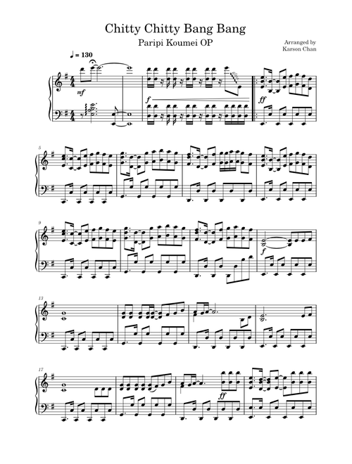 Kar333 | Free sheet music | Download PDF or print on