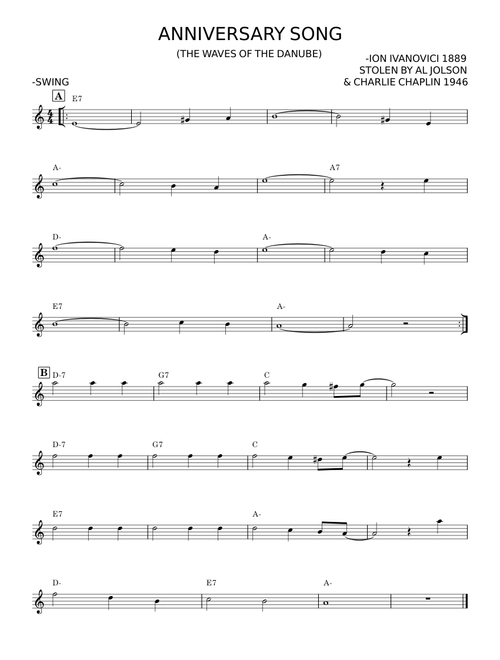 Anniversary Song - Ion Ivanovici